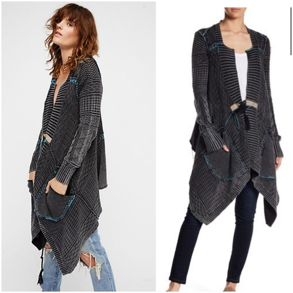 Free People Sweaters - TRADE FREE PEOPLE All Washed Out Cardigan XS EUC!
